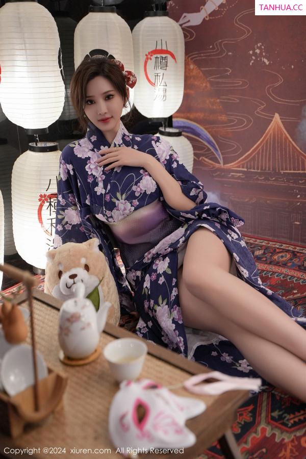 周妍希 奶瓶土肥圆 [XiuRen]高清写真图 2024.01.17 No.7975 Carol周妍希 和服美臀第9张图片